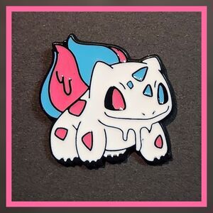 Pokemon Bulbasaur RWB 1" Enamel Pin